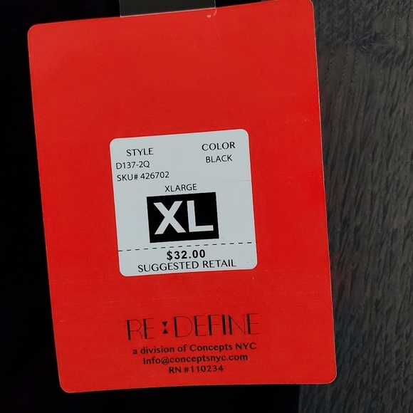 Re-Define Shapewear Cami Size XL New with Tags BLACK NWT Bra - Picture 4 of 10